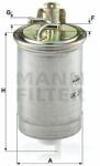 Mann-filter WK841 Filtru combustibil