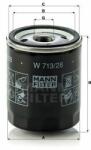 Mann-filter W713/28 Filtru ulei