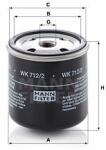 Mann-filter WK712/2 Filtru combustibil