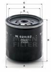 Mann-filter W920/82 Filtru ulei