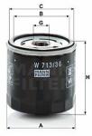 Mann-filter W713/36 Filtru ulei