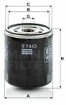 Mann-filter W7043 Filtru ulei