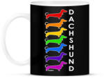 printfashion Rainbow dachshund - Bögre - Fekete (13416701)