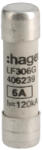 Hager Hengeres olvadóbiztosítóbetét, 10x38 mm, gG, 6 A (LF306G) (LF306G)