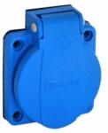 TP Electric Beépíthető műanyag dugalj csapfedeles kék 16A 230V (3101-310-0900) (TP-3101-310-0900)