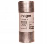 Hager Hengeres olvadóbiztosítóbetét, 22x58 mm, gG, 25 A (LF525G) (LF525G)