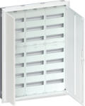 Hager Univers mezős elosztó, süllyesztett, maszkolt, IP30, 252M, N+PE, II. év. o. 1102x805x110mm (FWU73S) (FWU73S)