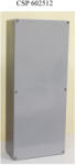 Csatári Plast CSATÁRI PLAST CSP 602512 poliészter doboz, üres, 600x250x120mm, IP 65 szürke, halogénmentes (CSP 10602512) (CSP10602512)