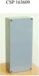 Csatári Plast CSATÁRI PLAST CSP 163609 poliészter doboz, üres, 160x360x90mm, IP 65 szürke, halogénmentes (CSP 10163609) (CSP10163609)