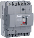 Hager Kompakt megszakító x160, 4P, 100A, 18kA, fix TM kioldóval (HDA101L) (HDA101L)