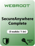 Webroot Internet Security Complete (5 eszköz / 1 év) (EU) (Elektronikus licenc)