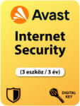 Avast Internet Security (3 eszköz / 3 év) (EU) (Elektronikus licenc) (ISE-12-001-1-EU)