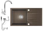 EOS Evinion brown + High-arc Faucet + plug lifter