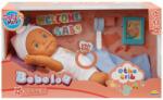 Dollz'n More Papusa bebelus, Bebelou, Dollz n More, Bine ai venit, 30 cm, Albastru Papusa