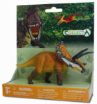 CollectA Figurina pe platforma dinozaur Torosaurus pictata manual XSPP Collecta (COL89424XSPP) - roua Figurina