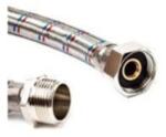  Flexibilis bekötőcső vízre 1/2"-1/2" KB. 100 cm (FLX-1212-KB-100)