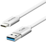 ADATA Kábel - USB-A to USB Type-C (Fehér, 1m)