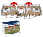Magic Toys Horse Ranch prémium lovarda kezdőszett figurákkal, karámmal és kiegészítőkkel MKM779584