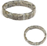  Bratara din Agata Montana Naturala - Diametru 60 mm - Dreptunghi Fatetat 10x12 mm - 1 Buc