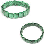  Bratara din Malachit Natural - Diametru 58 mm - Ovala 11x13 mm - 1 Buc