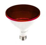 V-TAC Vízálló színes LED izzó E27 PAR38 17W 100° piros IP65 spot - 92065