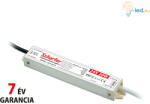 Scharfer LED Fémházas szerelhető vízálló tápegység 20W 0.83A 24V IP67 - SCH-20-24