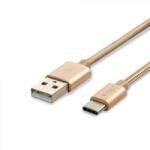 V-TAC 1M C Típusú USB kábel arany - platinum széria - 8493 - v-tachungary