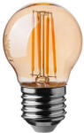 V-TAC Borostyán LED izzó filament COG E27 G45 4W 2200K gömb - 217100
