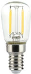 V-TAC Átlátszó LED izzó filament COG E14 ST64 2W 3000K kisgömb - 214444