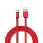 V-TAC 1M Micro USB kábel piros - rubin széria - 8497 - b-led