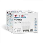 V-TAC LED izzó csomag (3 db) E27 A65 15W 200° 2700K gömb - 212819 (212819)