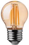 V-TAC Borostyán LED izzó filament COG E27 G45 4W 2200K gömb - 217100 (217100)