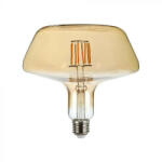 V-TAC Borostyán LED izzó filament COG E27 T180 8W 1800K - 212790 (212790)