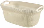 Curver Бежов пластмасов кош за пране 40 l Knit - Curver (228393)