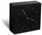 Gingko Черен будилник с бял LED дисплей Аналогов часовник - Gingko (GK02W10) Будилник