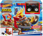 Mattel Hot Wheels Monster Trucks Entry Challenge Arena Smashers Provocarea Fire Crash (MTHNB87_HNB90) - ejuniorul