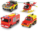 Simba Toys Pompierul Sam Set 4 Vehicule Din Metal Cu Elicopter Scara 1: 64 (203099630_Elicopter) - ejuniorul Figurina