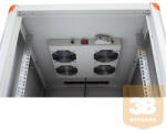 LEGRAND Rackszekrény ventilátor 19"- 4 ventilátor, termosztát, 320m3/óra, Fekete (19" álló Evoline/Estap rackszekrényhez) (EC4V) - 3bnetwork