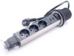 TOO 3 Plug + 2 USB 1,8 m (PPS-306-3BR)