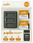 Jupio Value Pack (2x Battery GoPro HERO9/HERO10, AHDBT-901 1730mAh + Compact USB Triple töltő) (CGP1005)