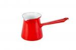  Zománcozott kávékiöntő, 6 személyes, piros (14094)