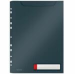 Leitz Copertă Euro, A4 maxi, LEITZ "Cosy Privacy", gri catifelat, 3 bucăți