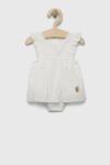 Jamiks rochie din bumbac pentru bebeluși culoarea alb, mini, evazati PPYX-SUG040_00X