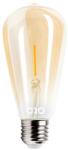 ORO ORO-E27-ST64-FL-AMBER-1, 3W-WW FILAMENT, G, 55lm, 2200K (ORO04174) (ORO04174)