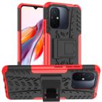  STAND Husa Extra rezistenta Xiaomi Redmi 12C rosie