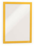 DURABLE Infokeret, A4, öntapadó háttal, DURABLE "DURAFRAME®", sárga (487204)