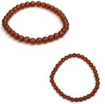 Bratara din Granat Spesartin Natural - Diametru 52 mm - Rotunda 5-5, 9 mm - 1 Buc