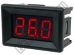  D008RD Mini digitális feszültségmérő piros 0-99.9V (3 vezetékes)