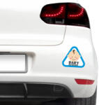 4 Decor Sticker Baby on board - Baietel (color)