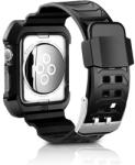 gigapack Szilikon keret (szilikon szíj, ütésálló) FEKETE Apple Watch Series 1 42mm, Apple Watch Series 2 42mm, Apple Watch Series 3 42mm (GP-74440)